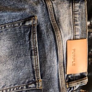 PURPLE distressed jeans *brand new * sz 31/30